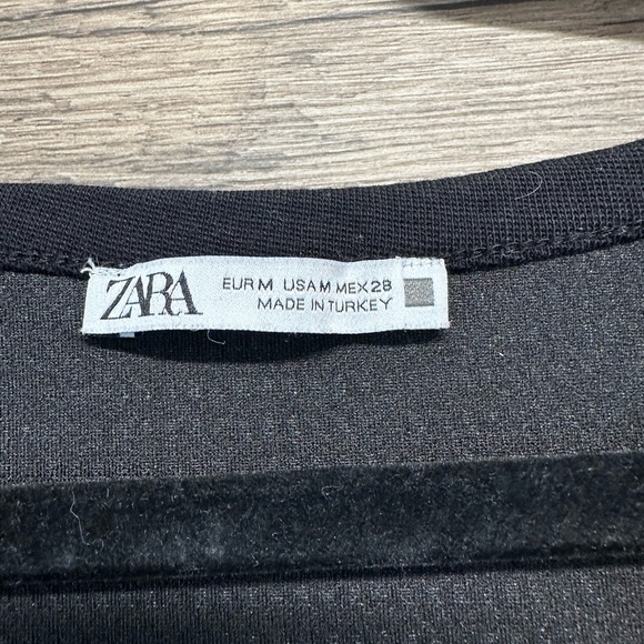 Zara Red and Black Ribbed Crop Tank Top - Picture 4 of 4